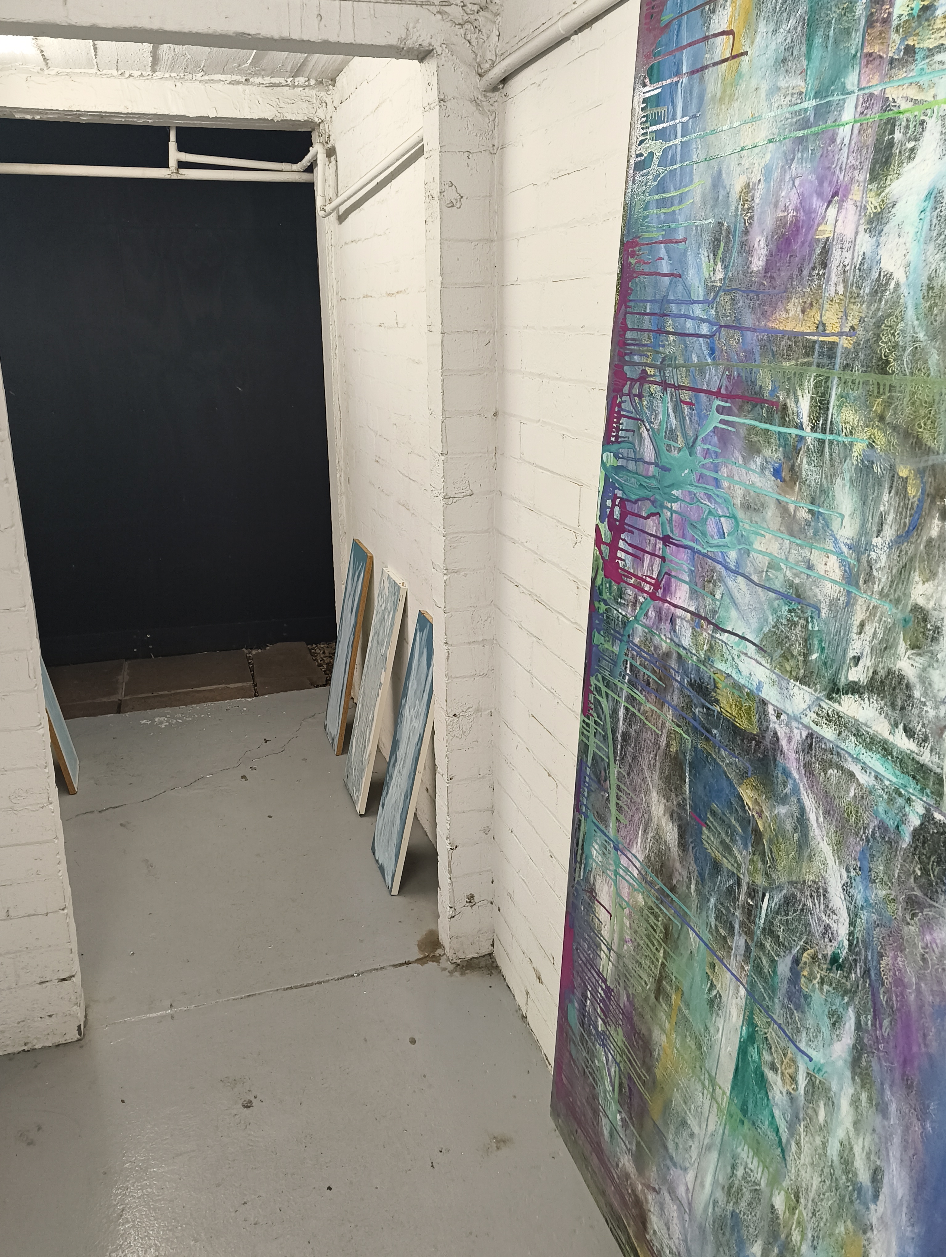 image of installation from left